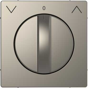 Центральная накладка Merten D-Life никель для поворотного механизма рольставней MTN3875-6050