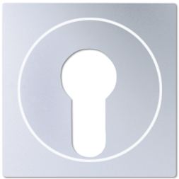 Крышка для выключателя Jung A серия Алюминий с замком A528PLAL