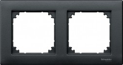 Рамка Merten M-Plan Антрацит 2 поста MTN486214