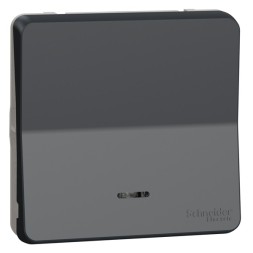 Механизм переключателя Schneider Electric Mureva с подсветкой IP55 Антрацит MUR35025