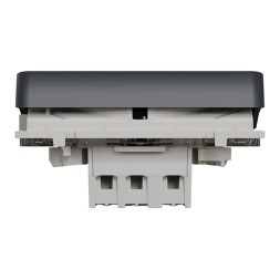 Механизм переключателя Schneider Electric Mureva с подсветкой IP55 Антрацит MUR35025