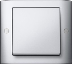 Рамка Merten Aquadesign с винтовыми креплениями Алюминий 1 пост MTN401160