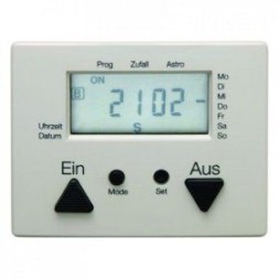 Таймер Berker Arsys белый с блеском с дисплеем и подключением датчика 17380002