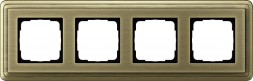 Рамка Gira Classix Бронза 4-постовая 0214621