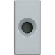 Заглушка Bticino Axolute Алюминий с выходным отверстием 9 мм HC4953