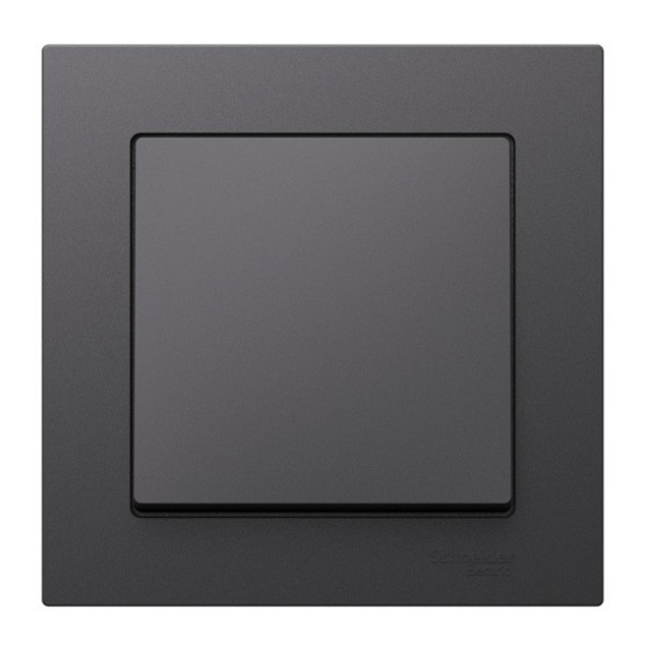 ATN001401 Рамка Atlasdesign 1-постовая БАЗАЛЬТ Schneider Electric