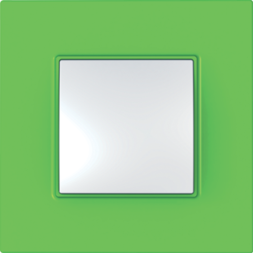 Рамка Schneider Electric Unica Quadro Киви 1 пост MGU4.702.28