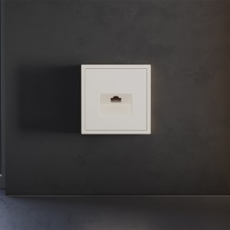 Накладка для розетки компьютерной RJ45 кат.6, S70 (хлопок)