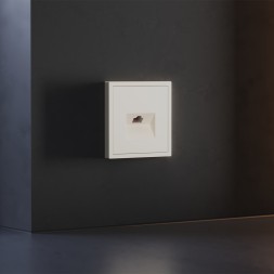 Накладка для розетки компьютерной RJ45 кат.6, S70 (хлопок)