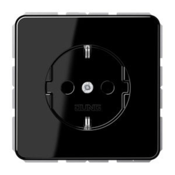 Розетка Jung CD серия Черная б/з CD511SW