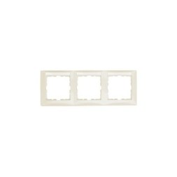 Рамка Berker S.1 Белый с блеском с полем для надписей 3 поста 10238912