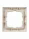 Рамка ABB с декоративной накладкой Basic 55 Слоновая кость 1 пост 2CKA001725A1484 2511-92-507
