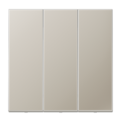 Клавиша Jung LS серия сталь Тройная ES993