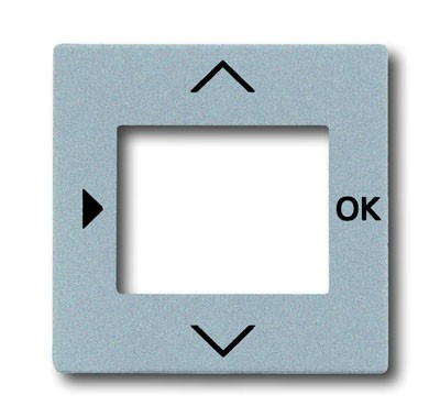 Плата центральная (накладка) ABB Future серебристо-алюминиевый для таймера 6455 6456 2CKA006430A0305 6435-83