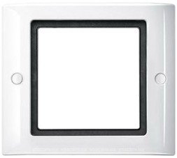 Рамка Merten Aquadesign с винтовыми креплениями Полярно-белый 1 пост MTN401119