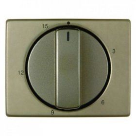 Центральная панель Berker R.1 Berker Arsys светло-бронзовый металл с регулировкой для механических таймеров 16340101