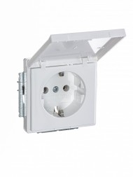 Розетка ABB Future davos/альпийский белый SCHUKO 16А 250В с крышкой 2CKA002018A1509 20 EUK-84-500