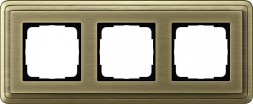 Рамка Gira Classix Бронза 3-постовая 0213621