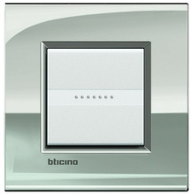 Рамка Bticino LivingLight Air Палладий двухмодульная LNE4802PL