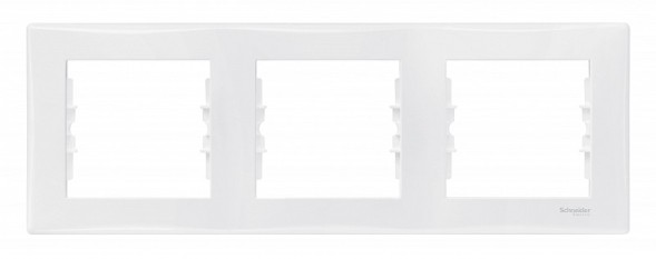 Рамка Schneider Electric Sedna Белый 3 поста SDN5800521
