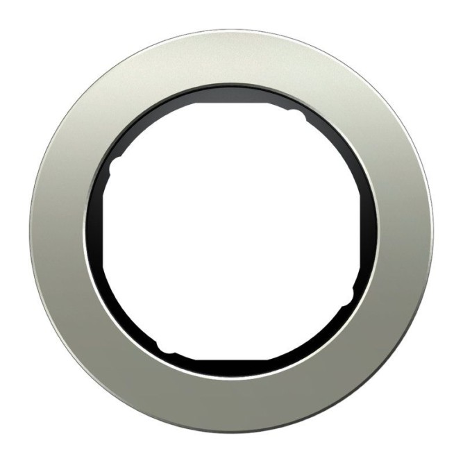 Рамка Berker R.Classic Черный, нержавеющая сталь 1 пост 10112004