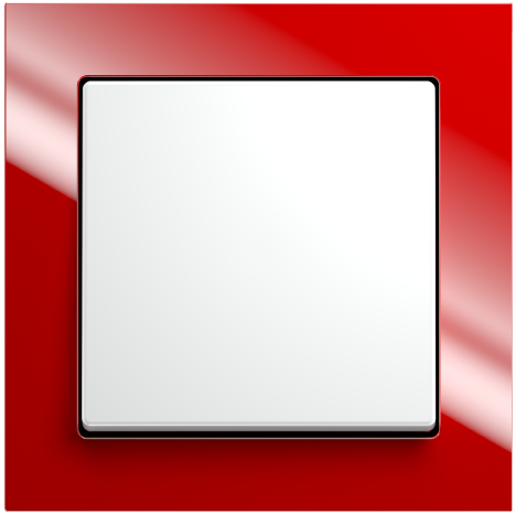 Рамка ABB Axcent Красный 1 пост 2CKA001754A4340 1721-287