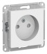 ATN001349 Atlasdesign РОЗЕТКА без заземления со шторками, 16А, механизм, ЛОТОС Schneider Electric
