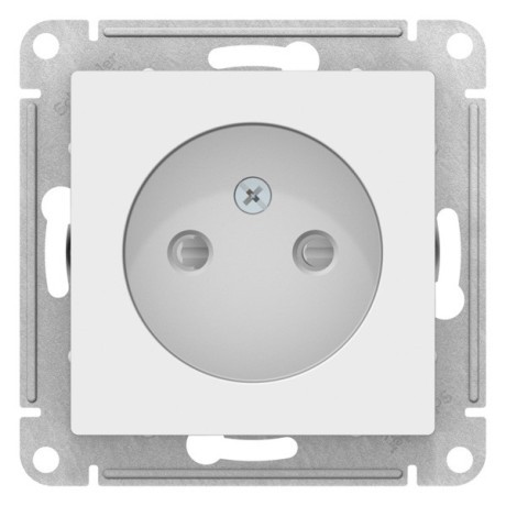 ATN001349 Atlasdesign РОЗЕТКА без заземления со шторками, 16А, механизм, ЛОТОС Schneider Electric