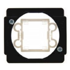 Одноклавишный адаптер Berker Arsys черный для одноклавишных выключателей и кнопок 18660001