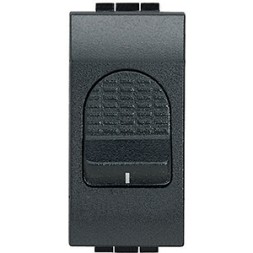 Выключатель Bticino LivingLight Air Антрацит двухполюсный, 32А - 127/250 В L4011