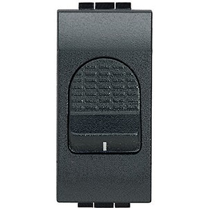 Выключатель Bticino LivingLight Air Антрацит двухполюсный, 32А - 127/250 В L4011
