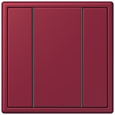 Кнопочный модуль КNX Jung Les Couleurs® Le Corbusier le rubis F 50 с одной парой кнопок LC501TSA4320M