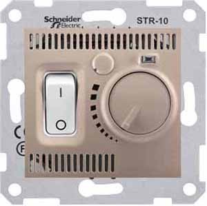 Термостат Schneider Electric Sedna титан теплый пол SDN6000368