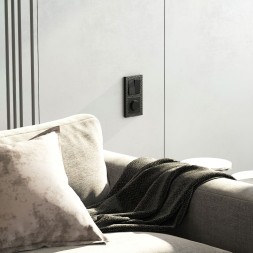 Рамка из поликарбоната на 2 поста Hammer черный W0022408