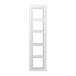 Рамка Jung LS Design Белый 5 постов LSD985WW