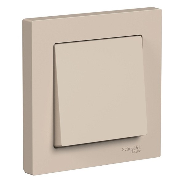 ATN001212 Atlasdesign 1-клавишный ВЫКЛЮЧАТЕЛЬ, сх.1, 10АХ, в сборе, Песочный Schneider Electric