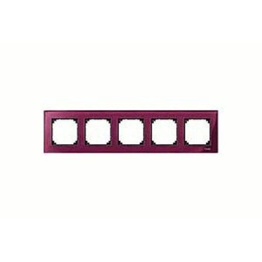 Рамка Merten M-Elegance Рубин 5 постов MTN4050-3206