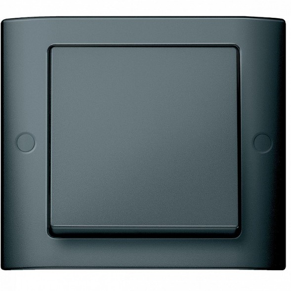 Рамка Merten Aquadesign с винтовыми креплениями Антрацит 1 пост MTN401114