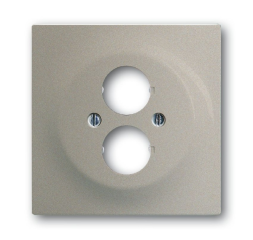 Плата центральная ABB impuls шампань-металлик с суппортом с 2-мя разъёмами для громкоговорителя 2CKA001753A5457 1751-79