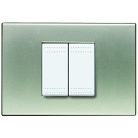 N4819TA LivingLight Рамка на 2 модуля Мягкий титан Bticino