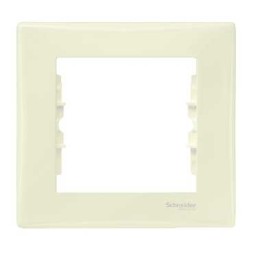 Рамка Schneider Electric Sedna Бежевый 1 пост SDN5800147