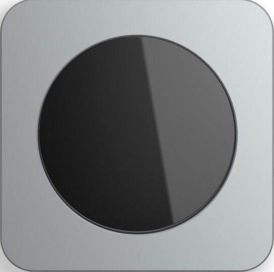 Рамка Berker R.1 Черный алюминий 1 пост 10112184