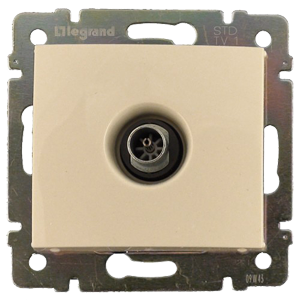 Розетка TV Legrand Valena Слоновая кость оконечная 10 дБ 774330