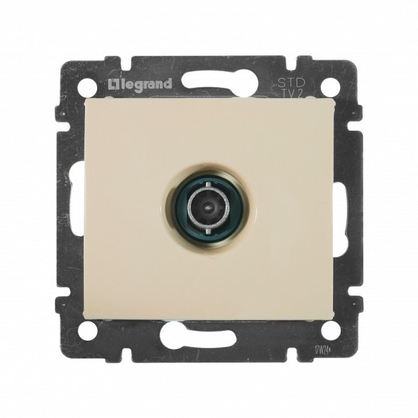 Розетка TV Legrand Valena Слоновая кость оконечная 10 дБ 774330
