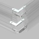Комплект угловых соединителей трека SMART ONE, алюминий TR2027-AL