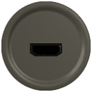 Накладка Legrand Celiane Графит HDMI 067816