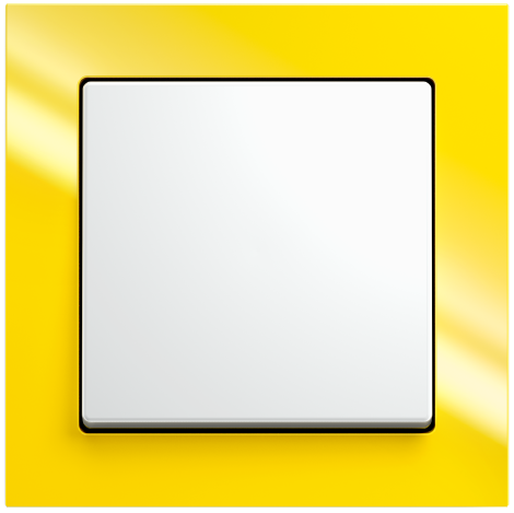 Рамка ABB Axcent Желтый 1 пост 2CKA001754A4334 1721-285