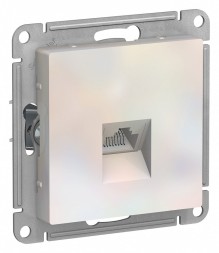 Розетка компьютерная RJ45 Schneider Electric Atlasdesign Жемчуг кат. 5Е, механизм ATN000483