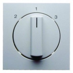 Центральная панель Berker R.1 полярная белизна, матовый с вращающейся ручкой для 3-уровневого выключателя 10841909