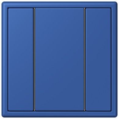 Кнопочный модуль КNX Jung Les Couleurs® Le Corbusier bleu outremer 59 F 50 с одной парой кнопок LC501TSA4320K